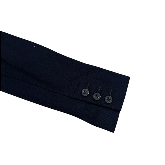 Cabi Lido Knit Jacket Navy Blue Button Up Mid-Length Coat Size M - Picture 12 of 12